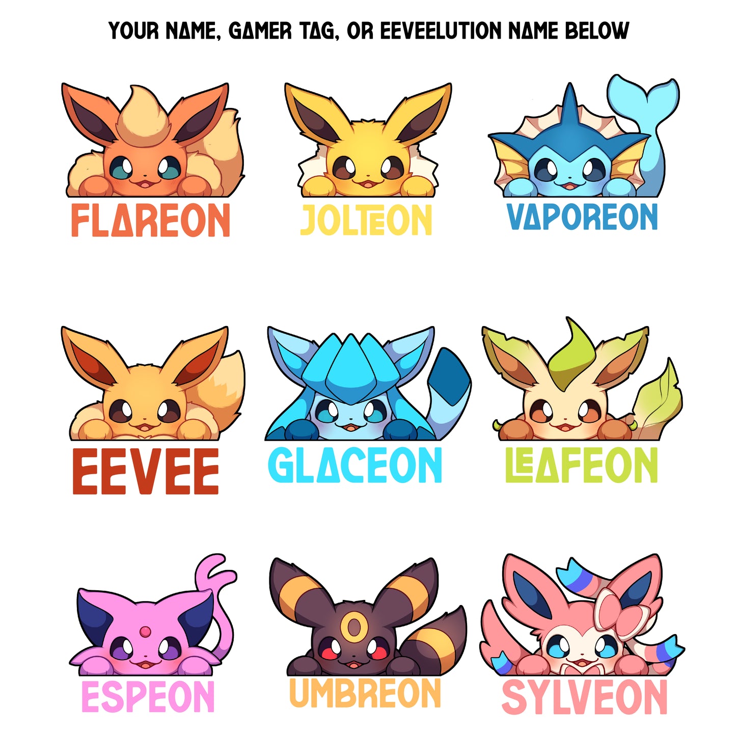 Eevee Evolutions Eevee-lutions PJ Pants