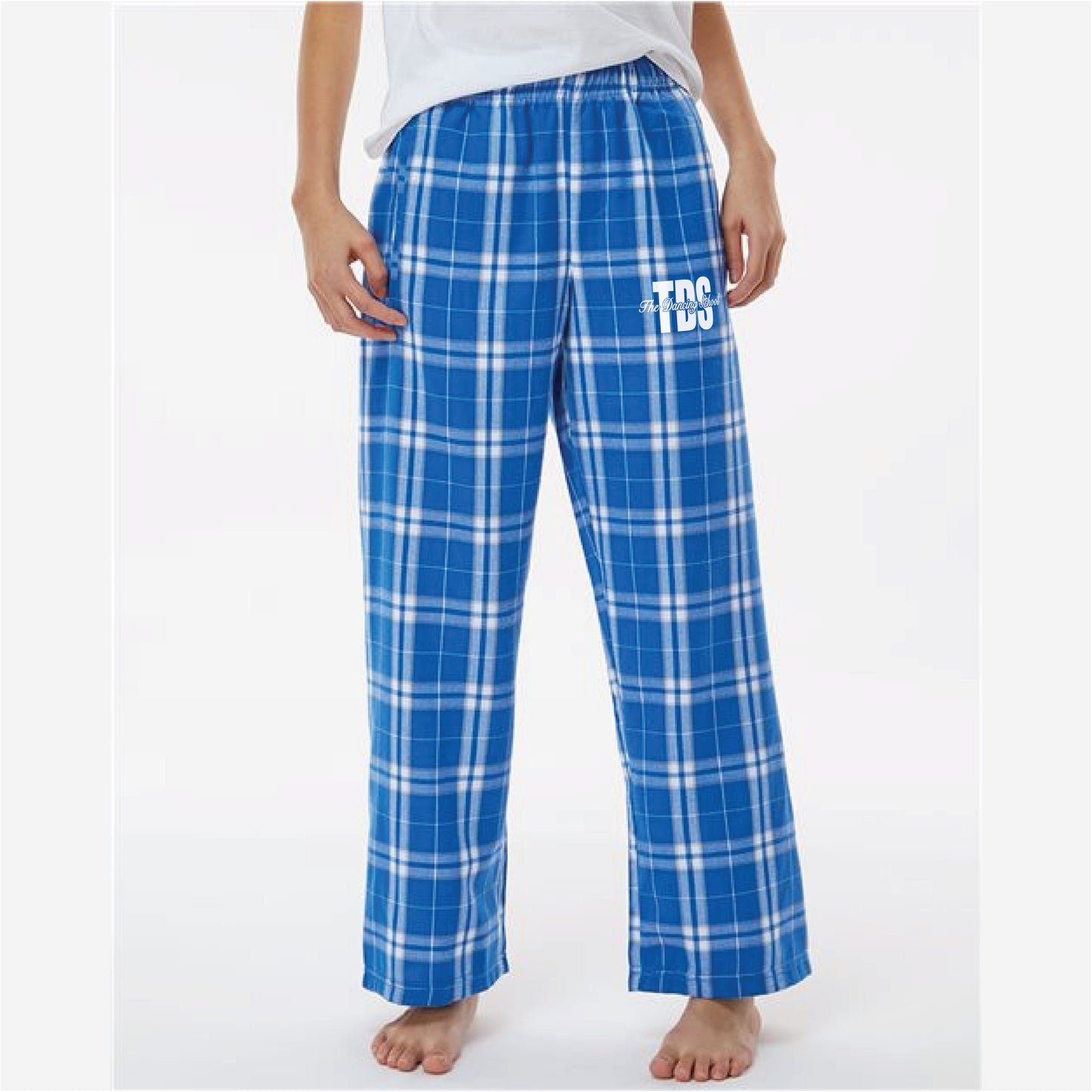 The Dancing School Block Logo Flannel PJ Pant