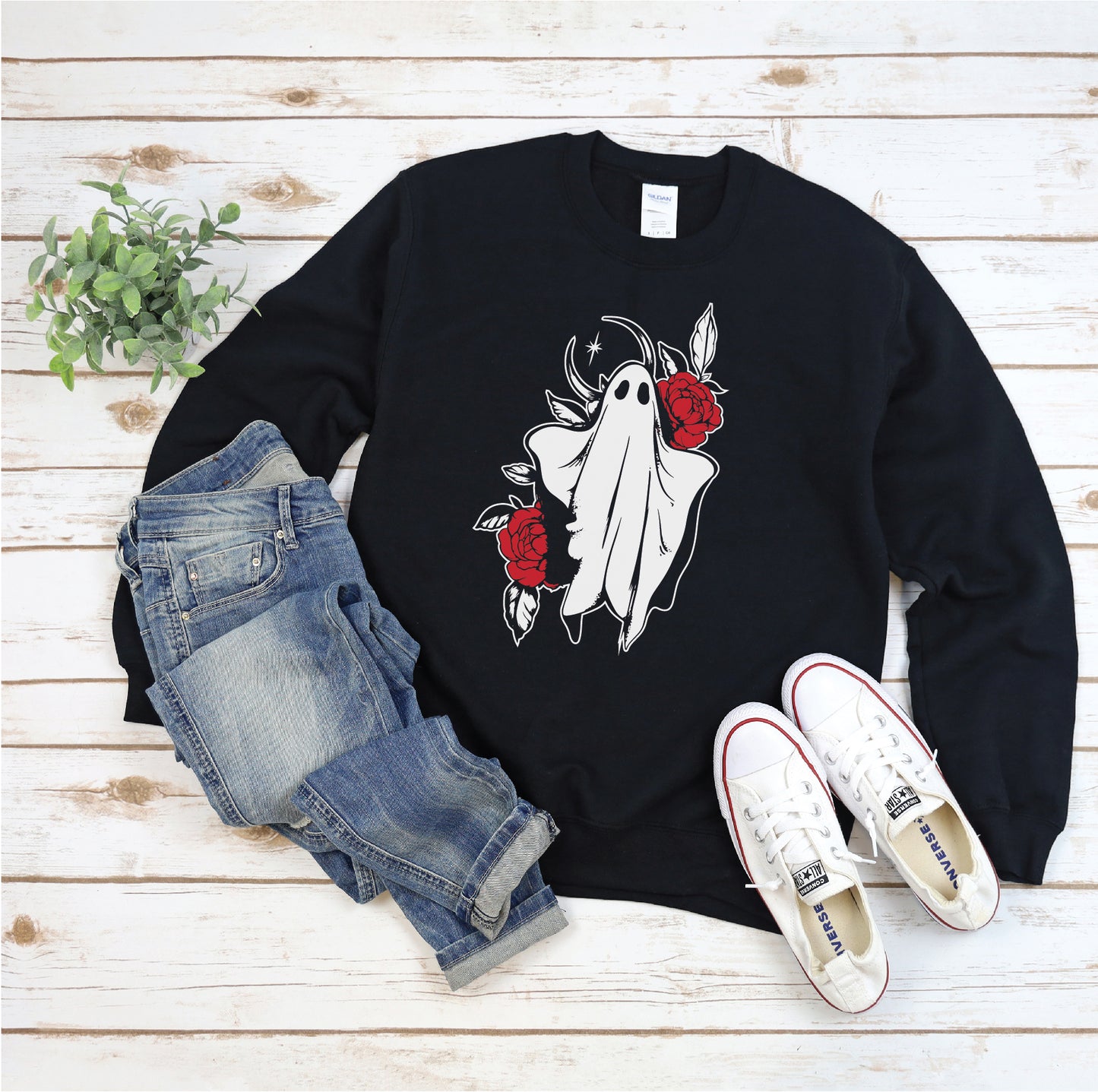 Ghosts N Roses Crewneck Sweatshirt