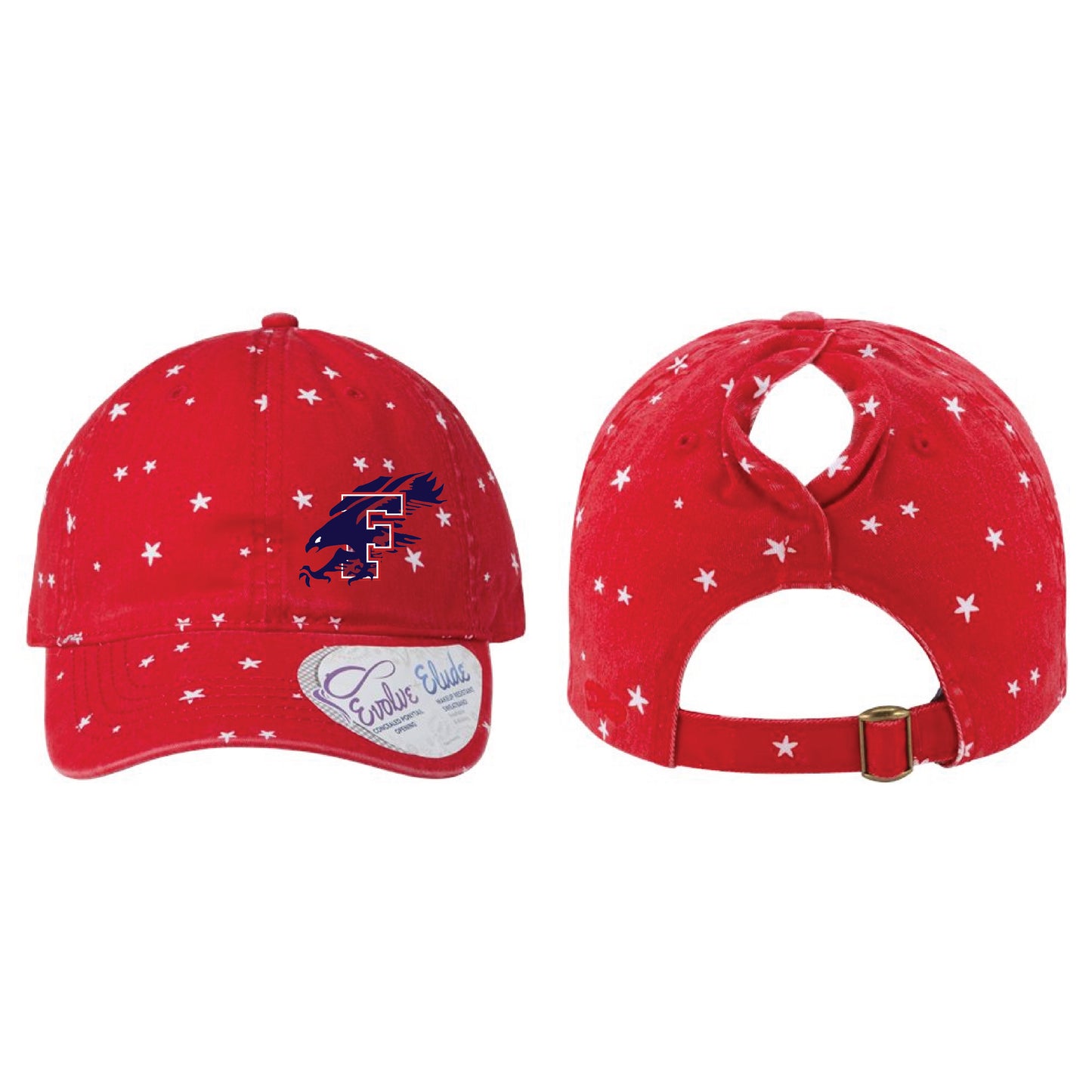Screaming Falcon F Ponytail Hat