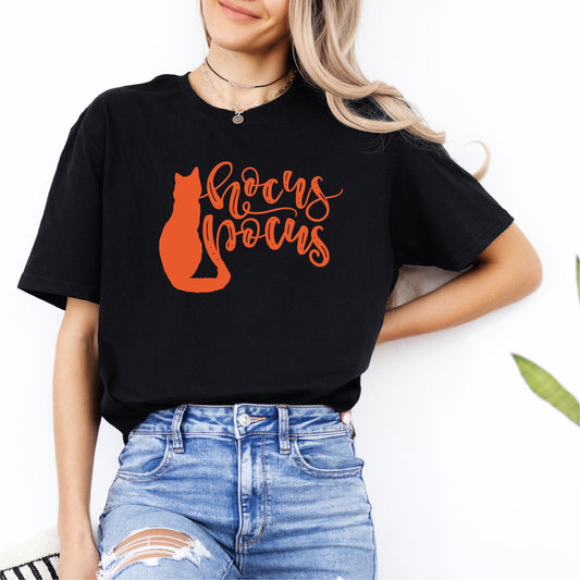 Hocus Pocus Thackery Binx Tee Shirt - Optional Glitter
