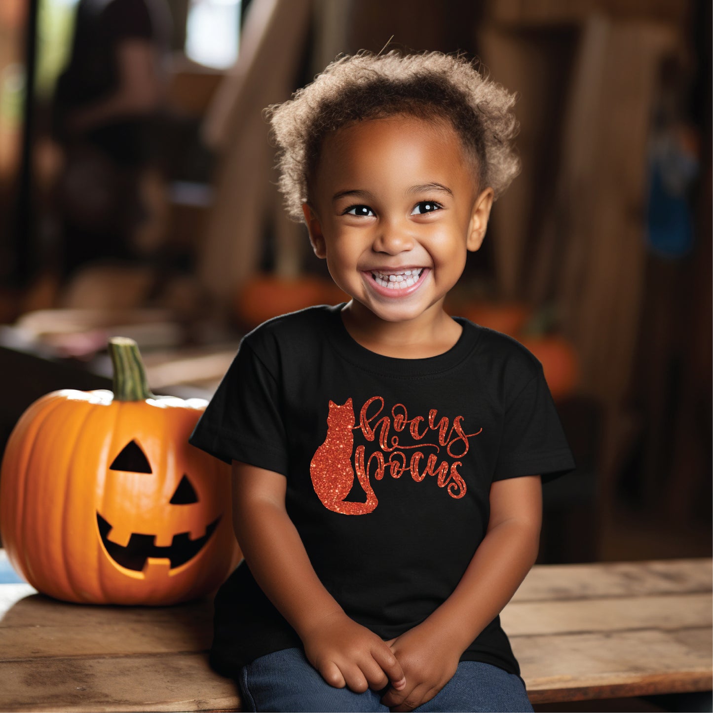 Hocus Pocus Thackery Binx Tee Shirt - Optional Glitter