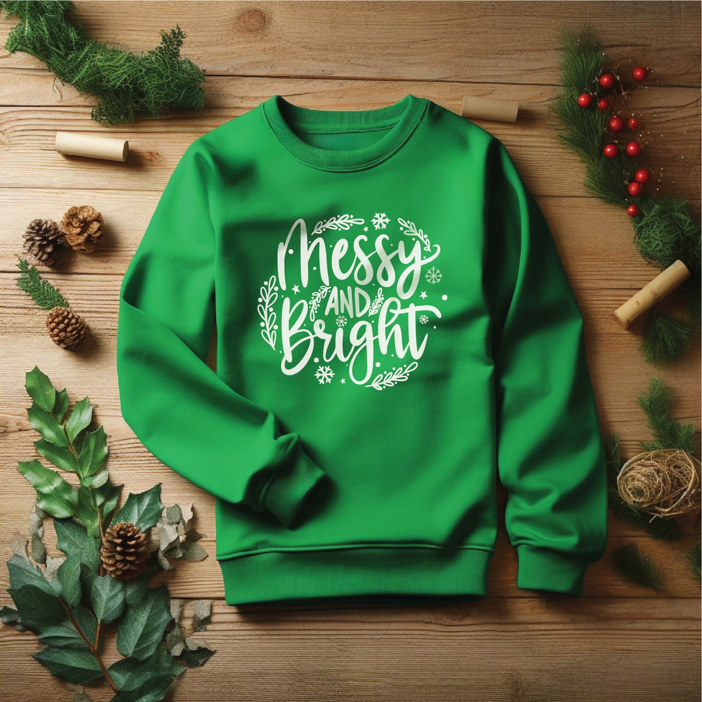 Messy & Bright Crewneck Sweatshirt