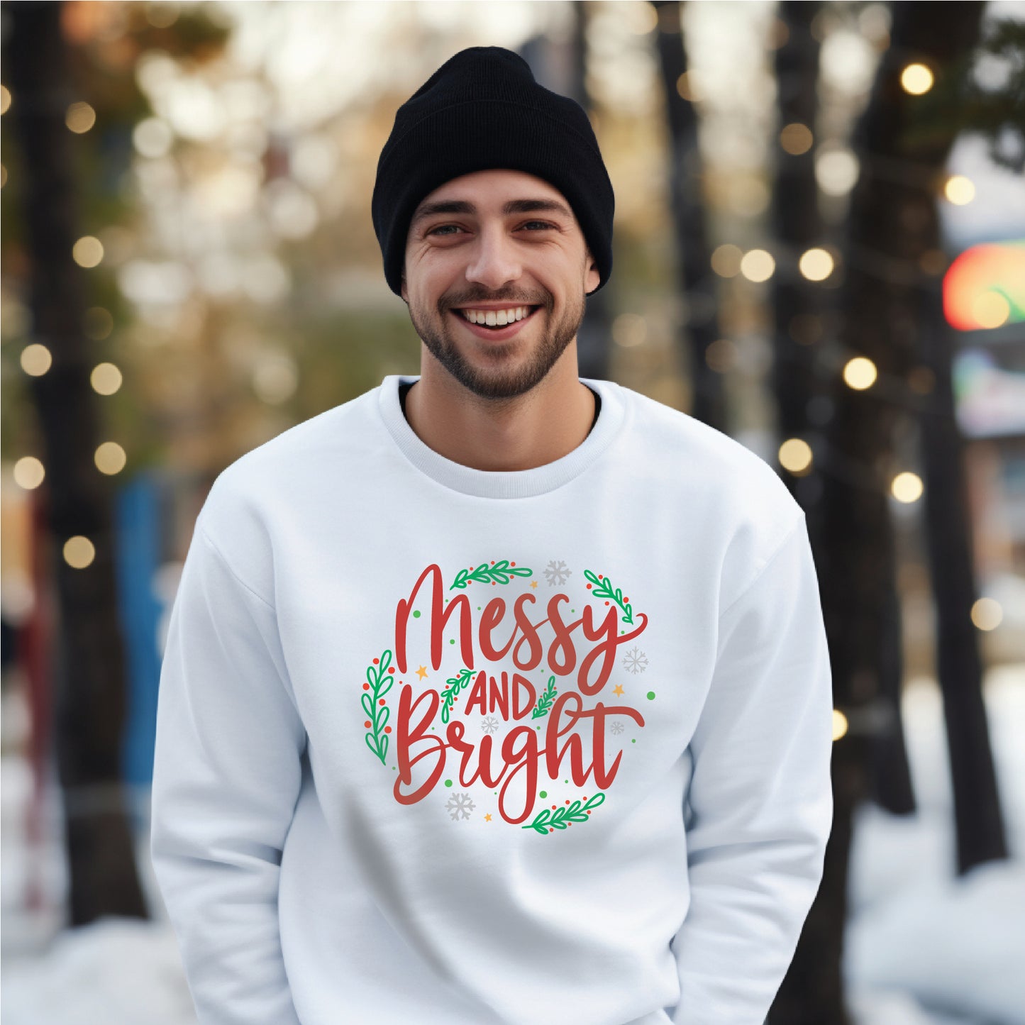Messy & Bright Crewneck Sweatshirt