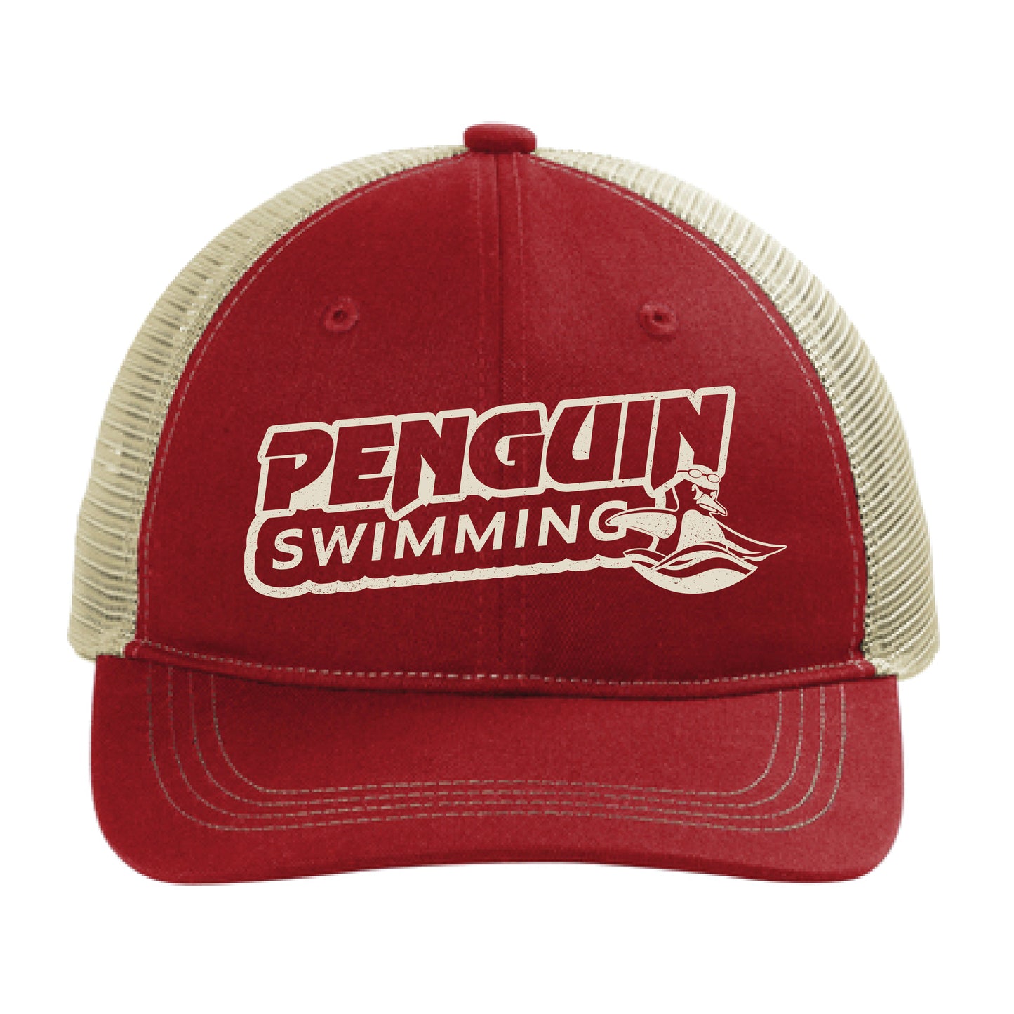 Penguin Swim Unisex Trucker Hat
