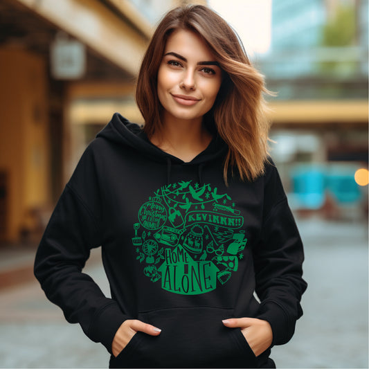 Home Alone Collage Hoodie