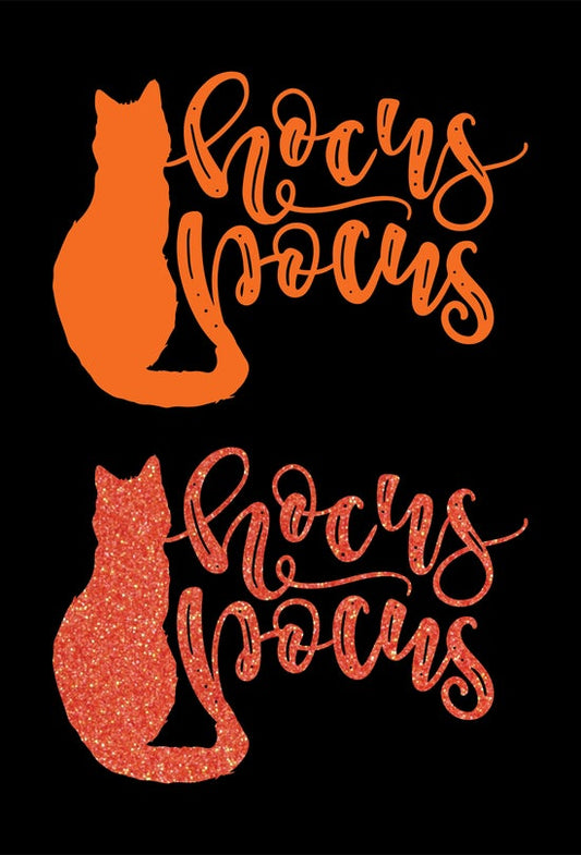 Hocus Pocus Thackery Binx Glitter/Solid Hoodie