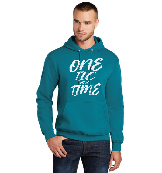 Distressed Logo Adult Hoodie