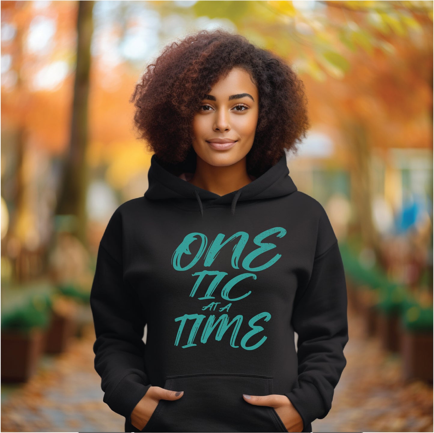 Distressed Logo Adult Hoodie