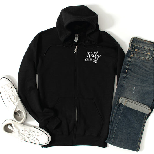 KWA Basic Logo Zip Hoodie
