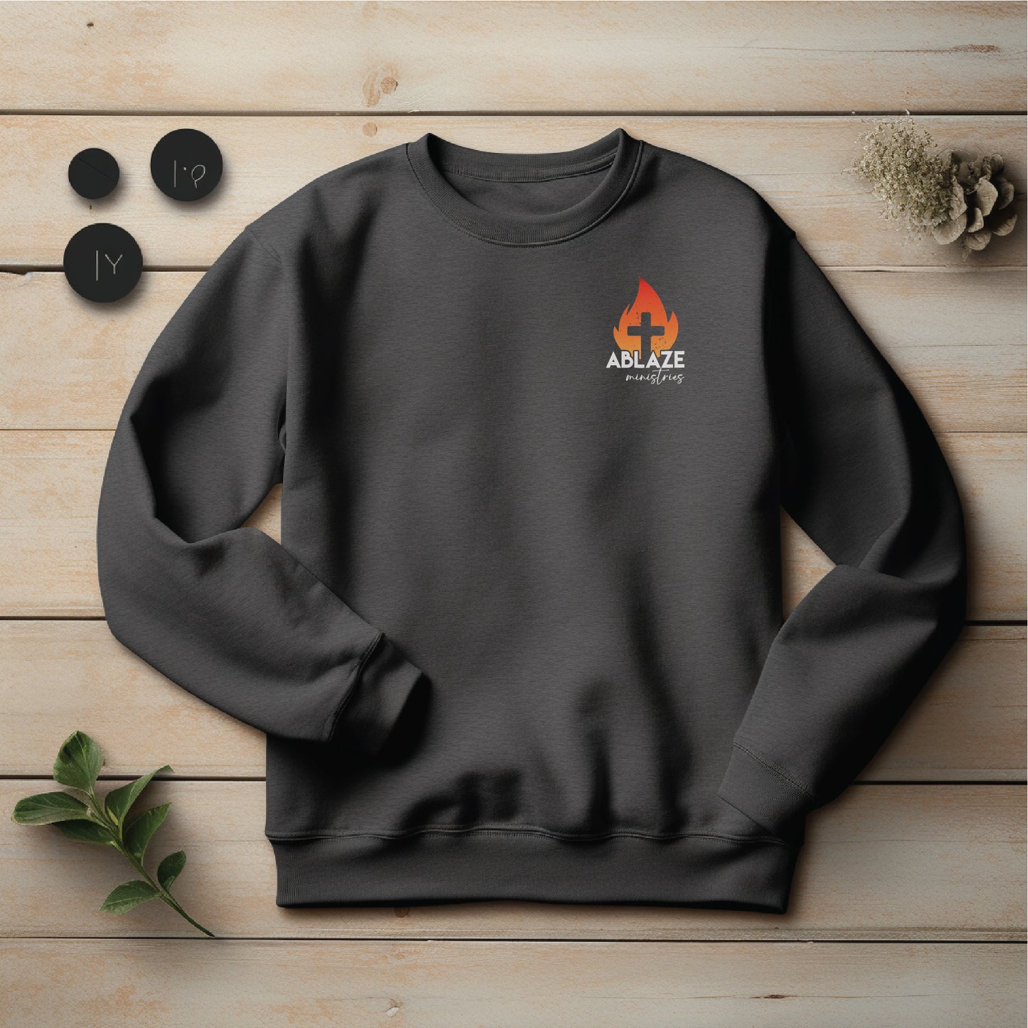 Ablaze Set The World on Fire Crewneck Sweatshirt