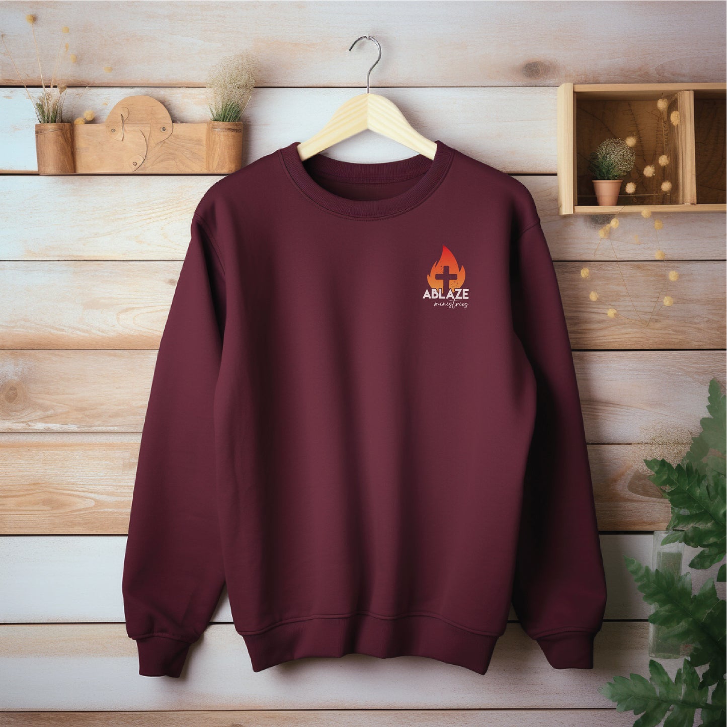 Ablaze Set The World on Fire Crewneck Sweatshirt