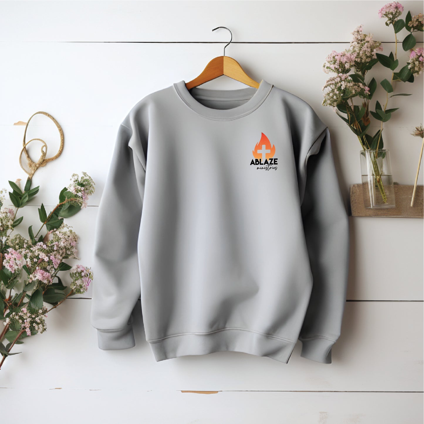 Ablaze Set The World on Fire Crewneck Sweatshirt
