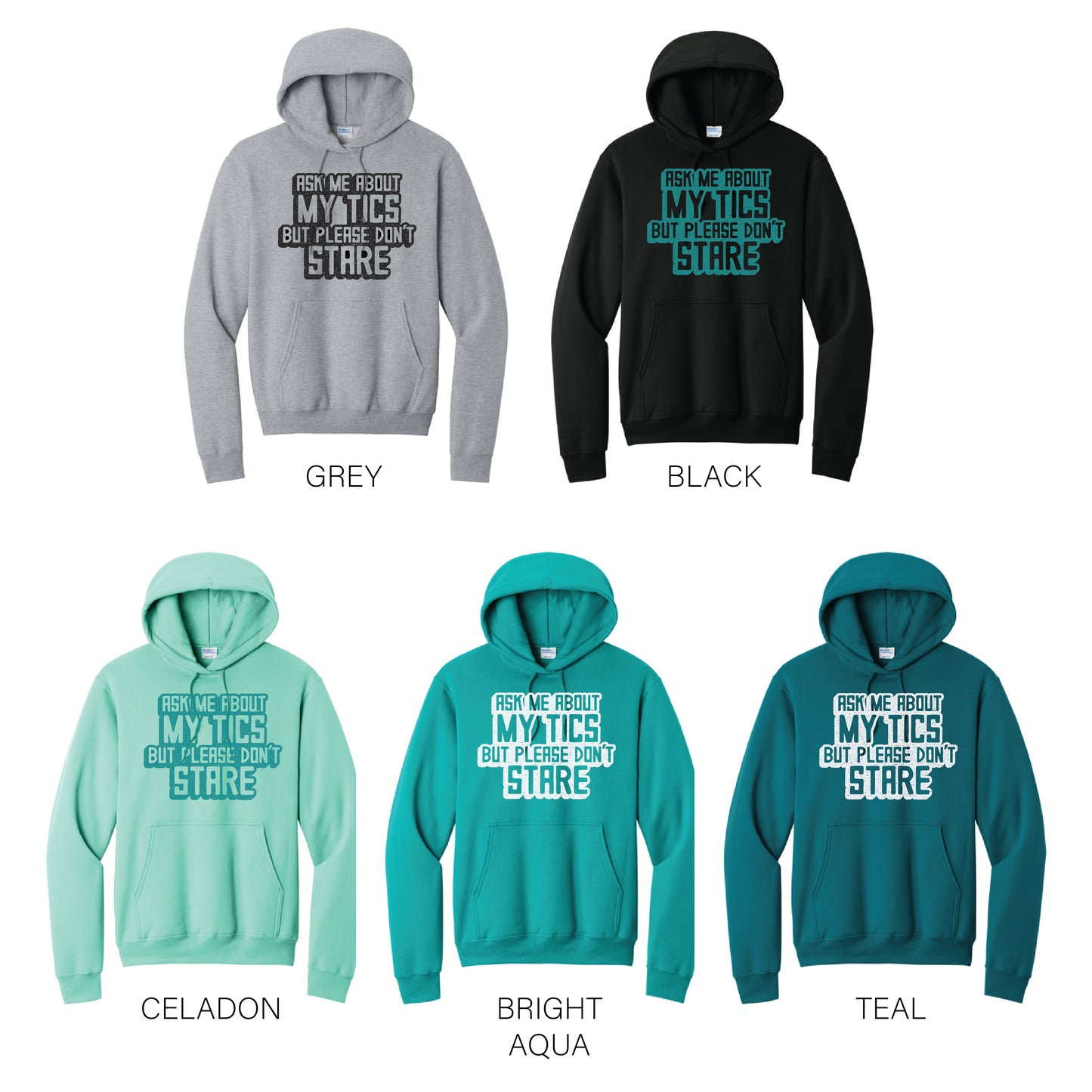 Ask Me About My Tics Travel Hoodie