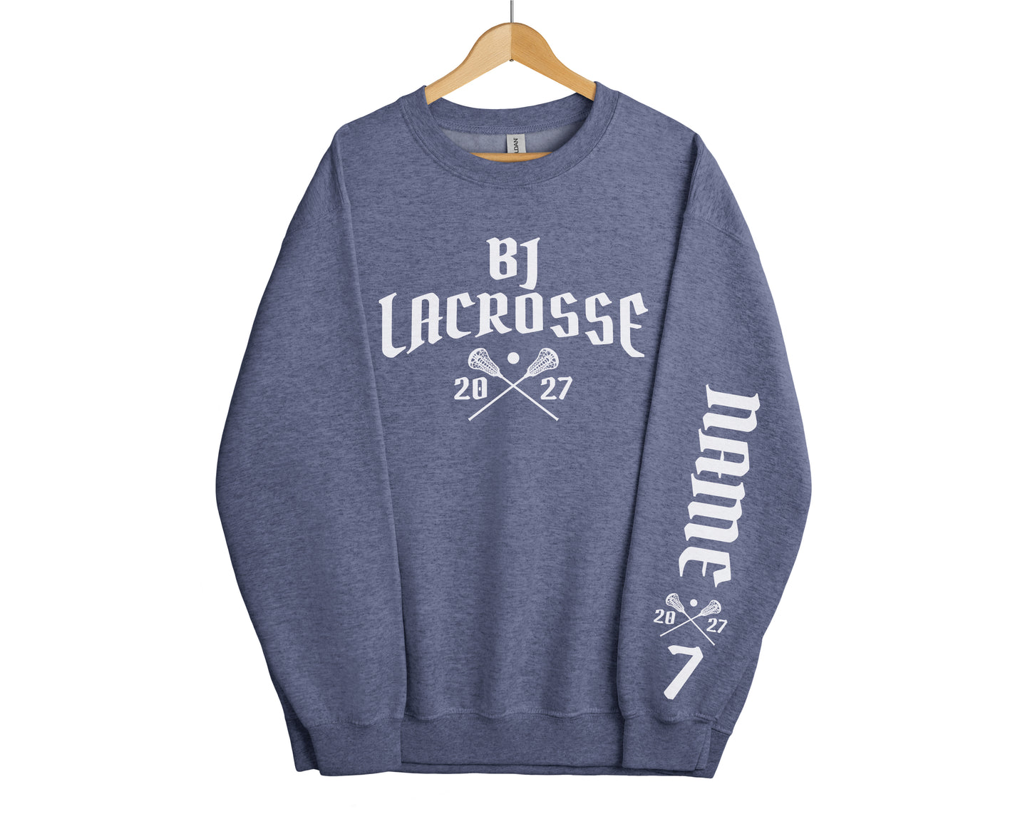 BJ Lacrosse Customized Sleeve Crew