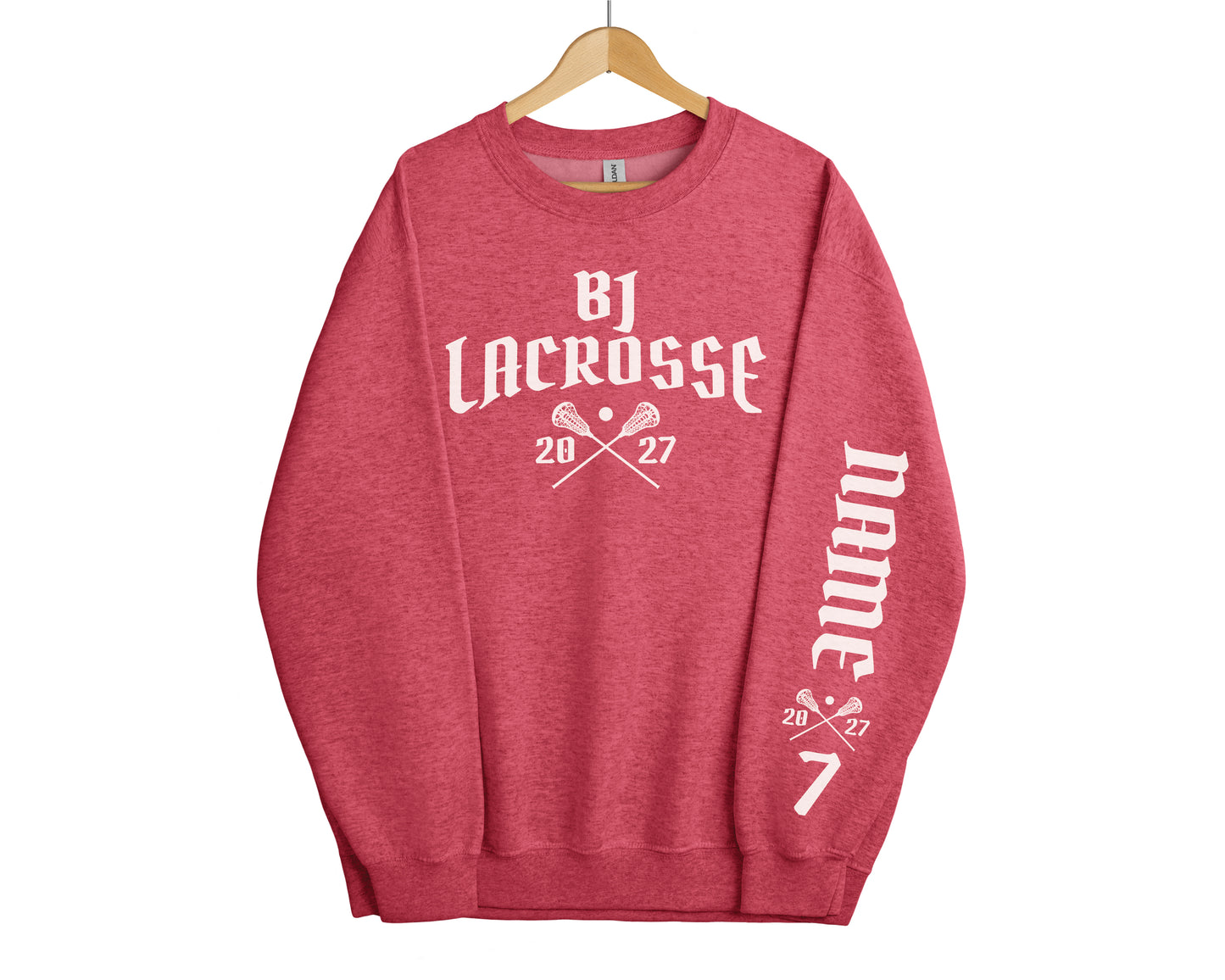 BJ Lacrosse Customized Sleeve Crew