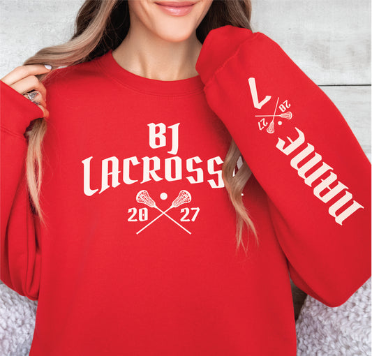BJ Lacrosse Customized Sleeve Crew