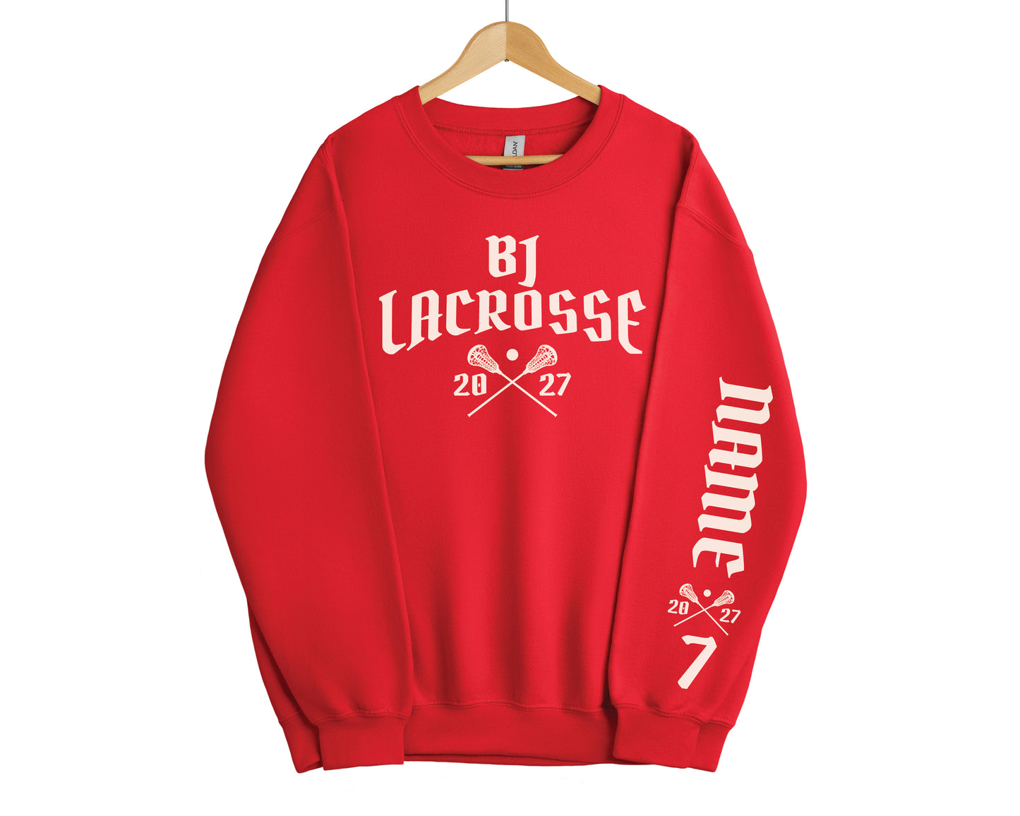 BJ Lacrosse Customized Sleeve Crew