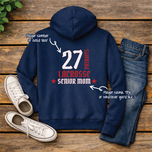 BJ Lacrosse Customized Hoodie