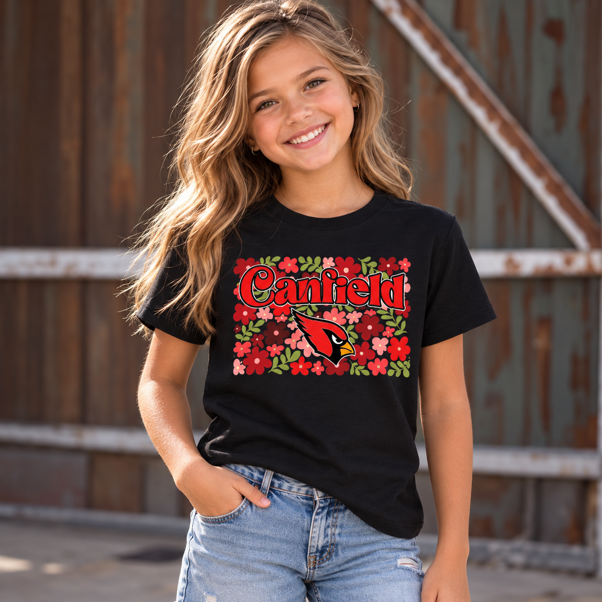 Floral Cardinals