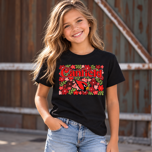 Floral Cardinals