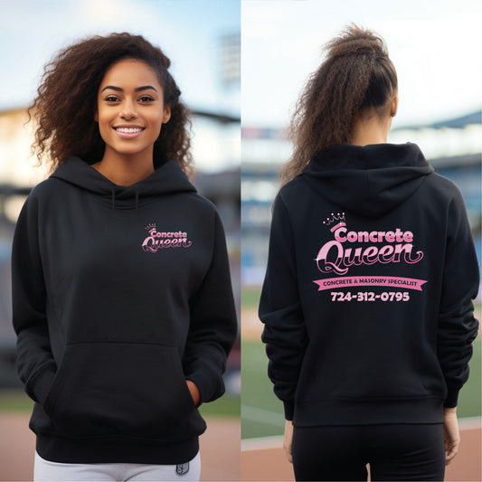 Concrete Queen Logo Hoodie