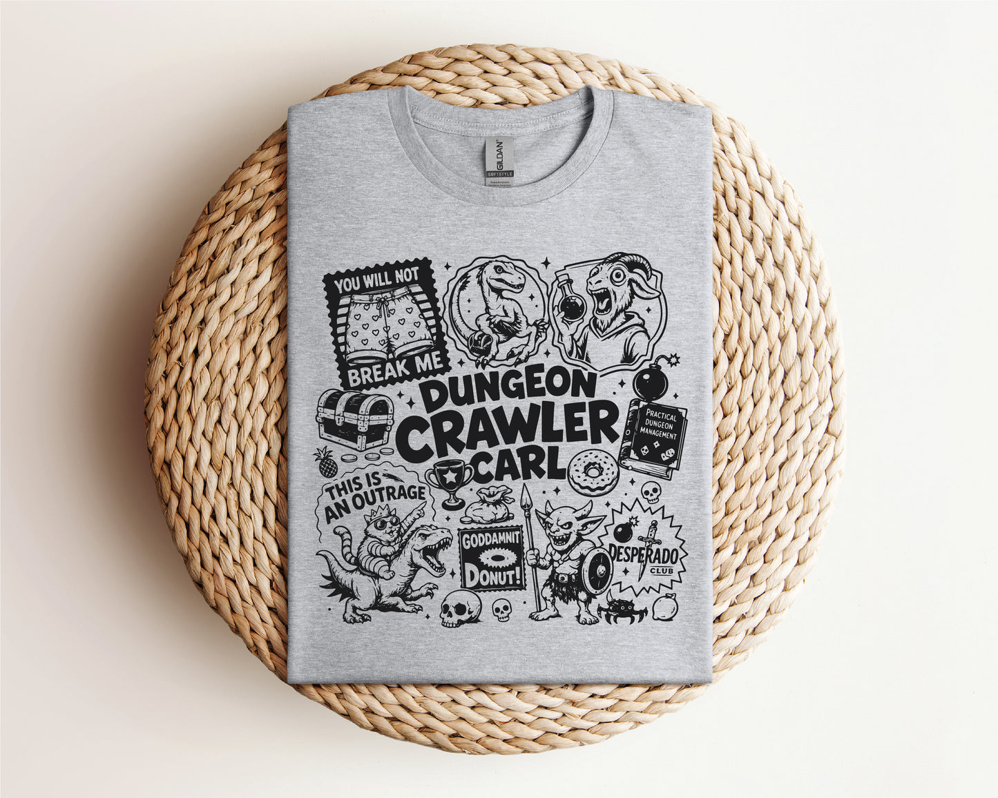 Dungeon Crawler Carl Comic Tee