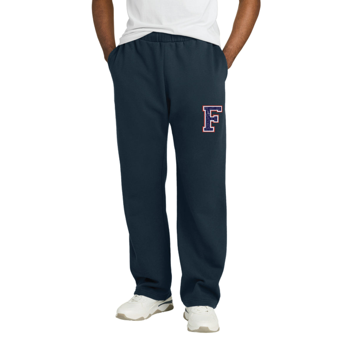 Musical F Navy WideLeg Sweatpant