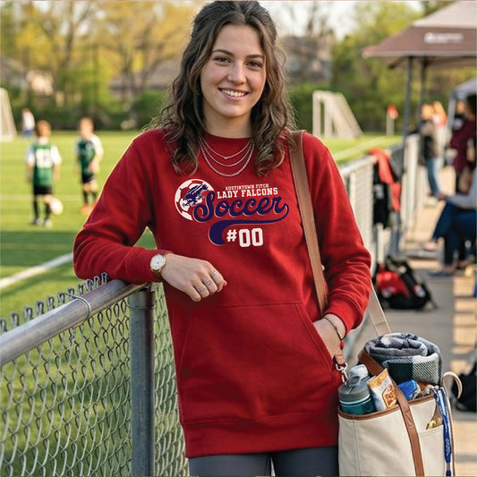 Red Lady Falcons Player Pocket Crew