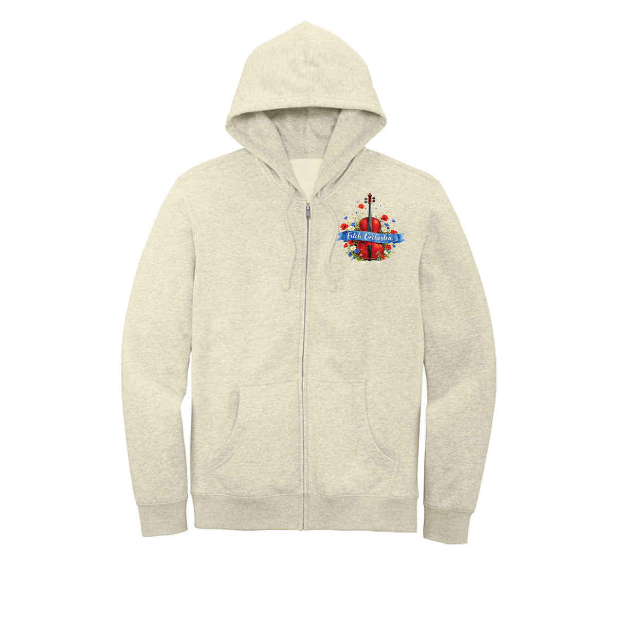Fitch Orchestra Floral Zip Hoodie