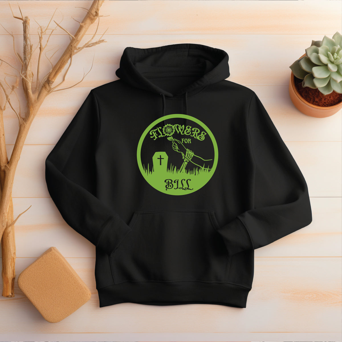 Flowers for Bill Logo Hoodie