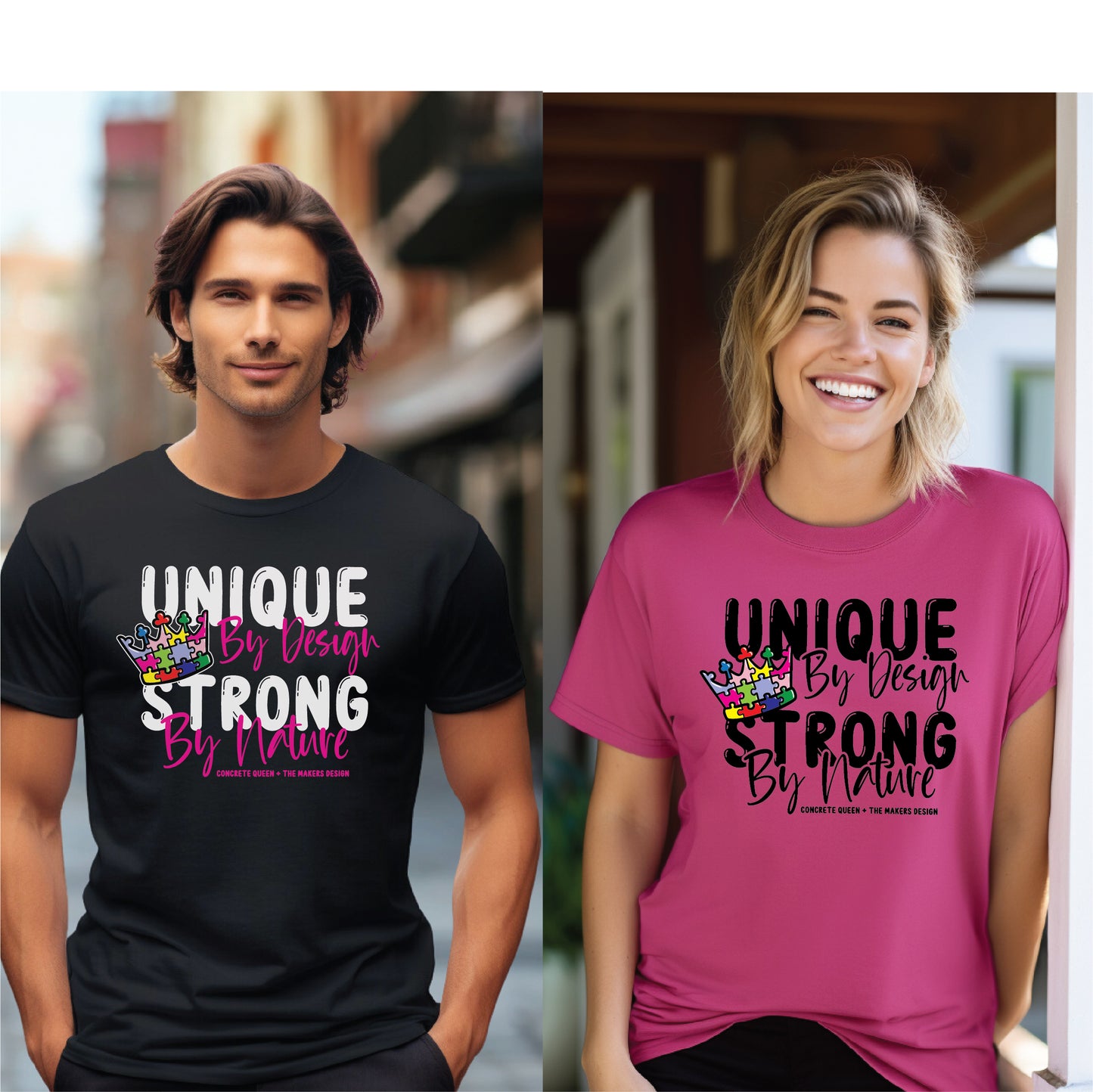 *FUNDRAISER* Unique By Nature, Strong By Nature Autism Awareness Tee