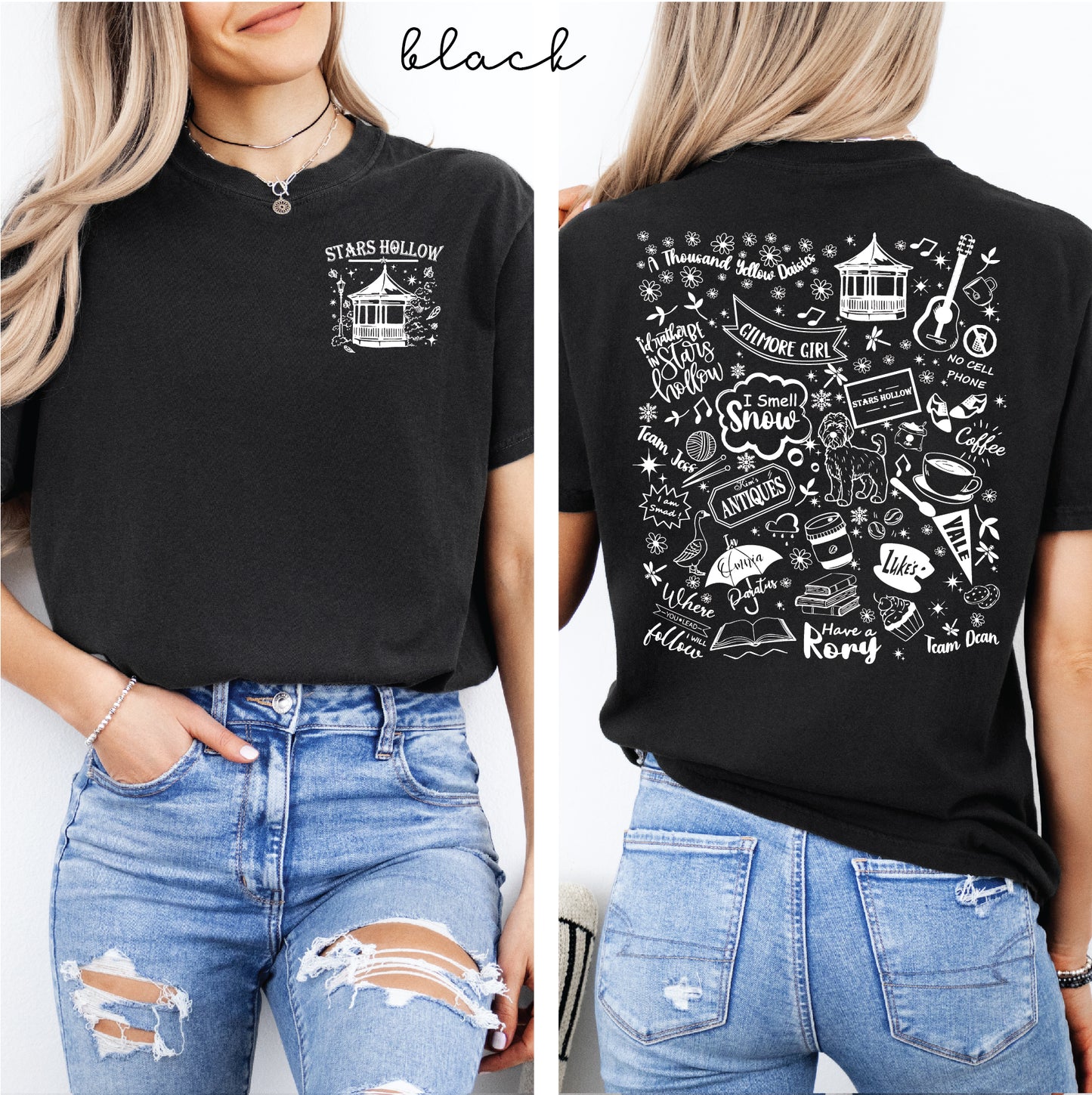 Gilmore Girls Comfort Colors Collage Tee