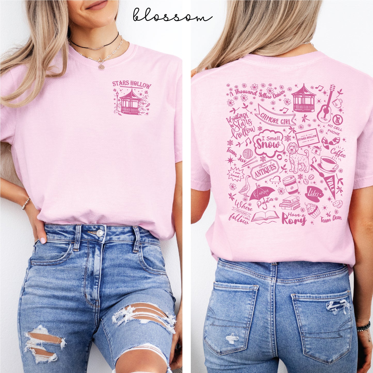 Gilmore Girls Comfort Colors Collage Tee