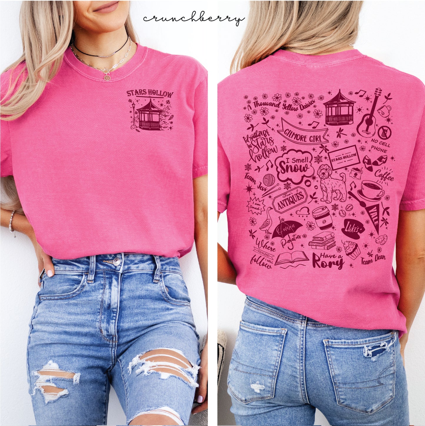 Gilmore Girls Comfort Colors Collage Tee