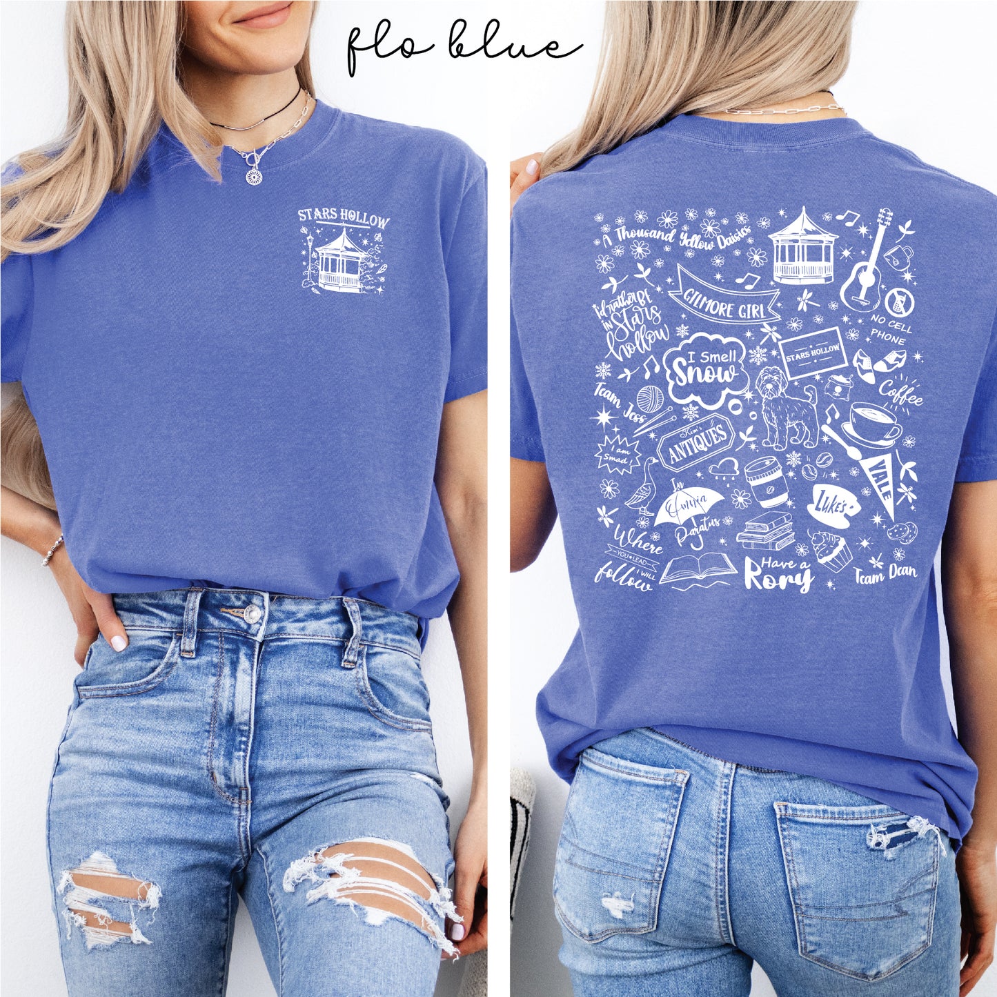 Gilmore Girls Comfort Colors Collage Tee