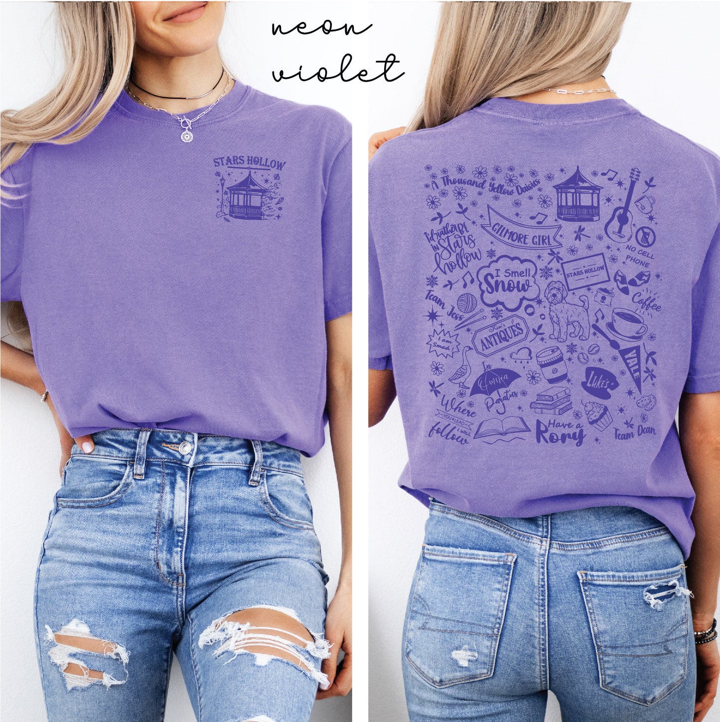 Gilmore Girls Comfort Colors Collage Tee