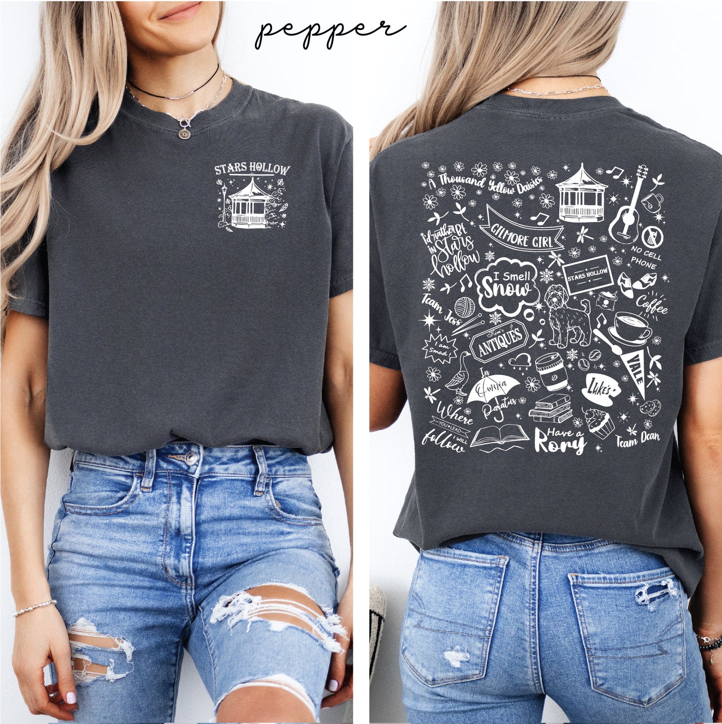 Gilmore Girls Comfort Colors Collage Tee