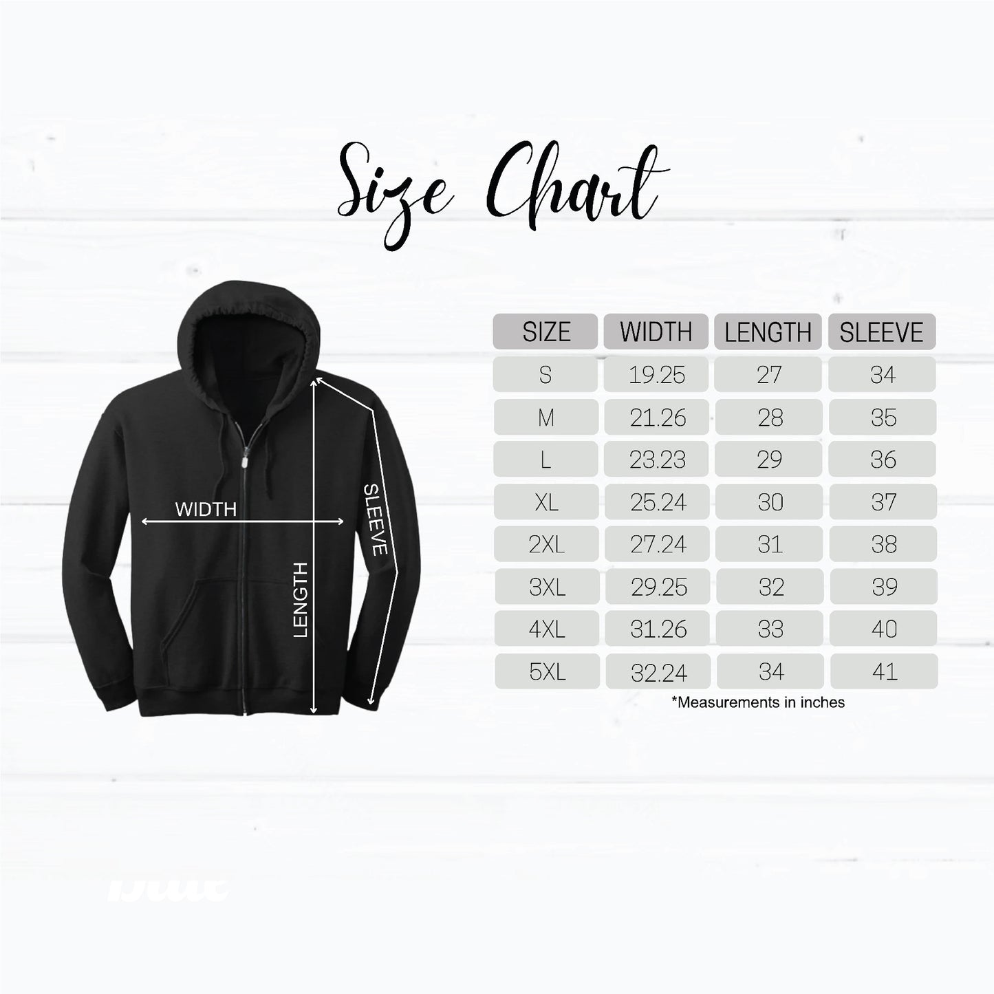 KWA Basic Logo Zip Hoodie