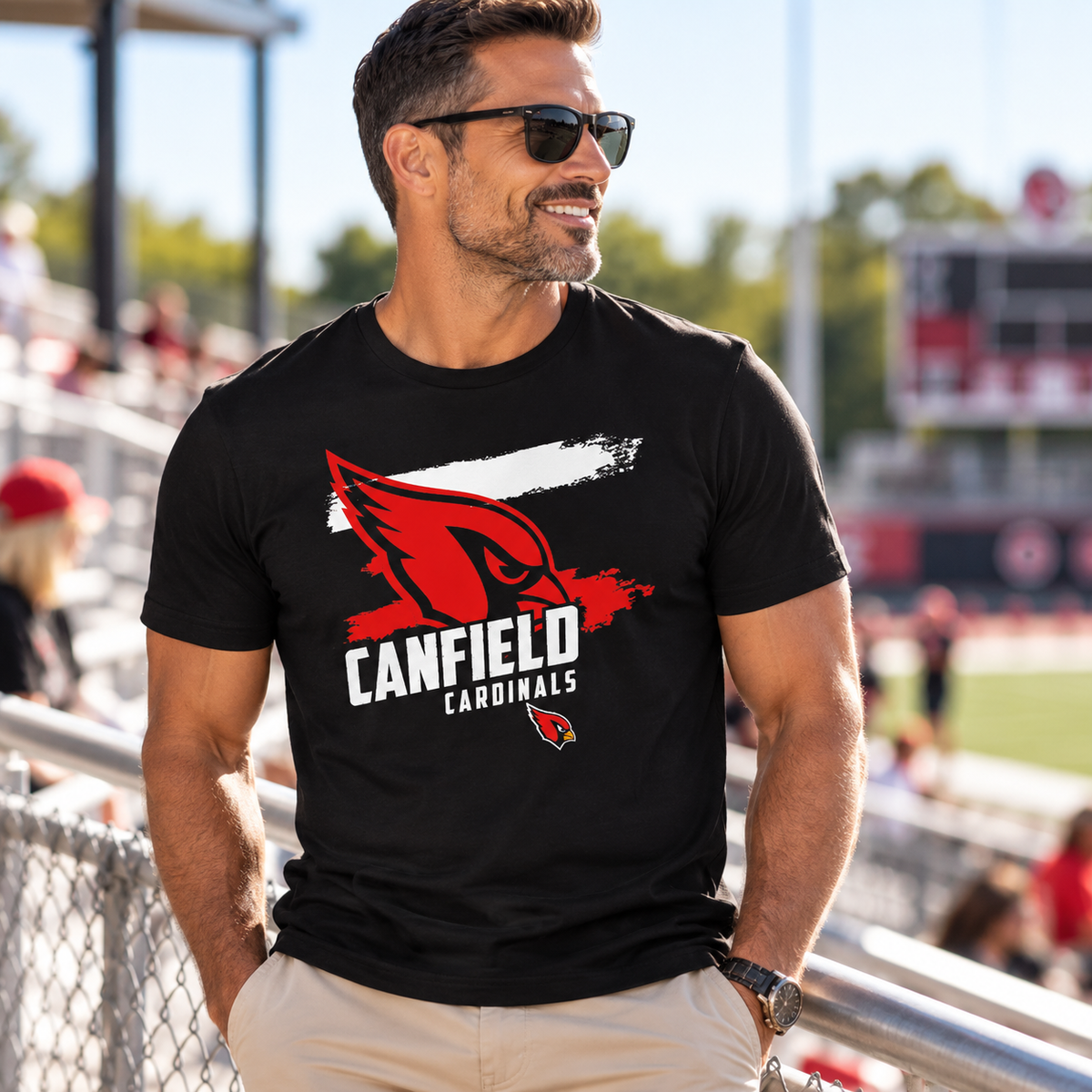 Canfield Cardinals Mascot