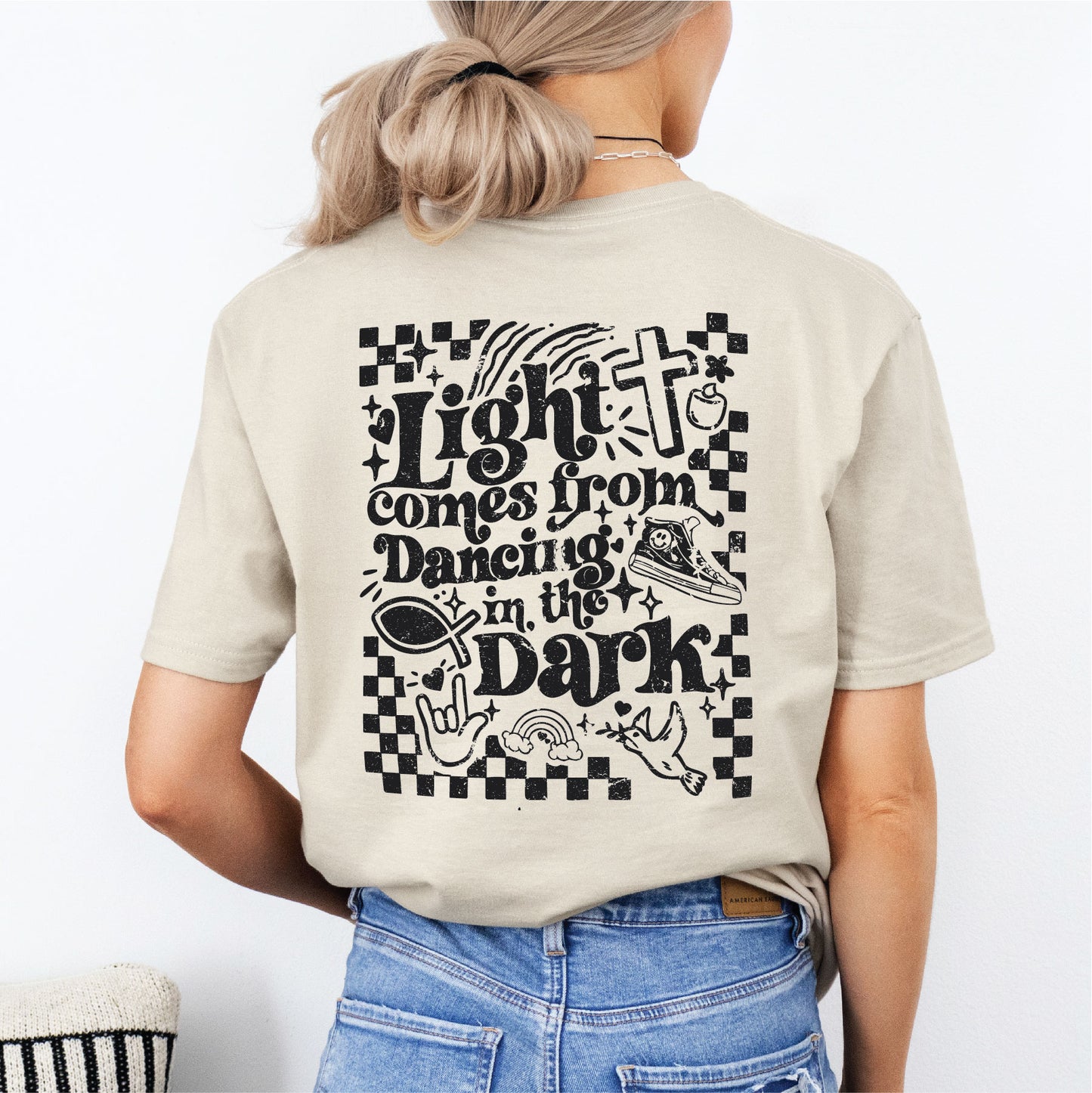 Retro Spark Tee – Hand-Drawn Edition