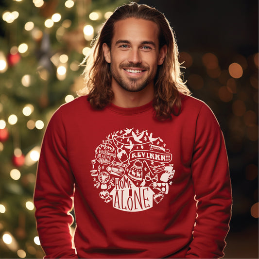 Home Alone Collage Crewneck Sweatshirt