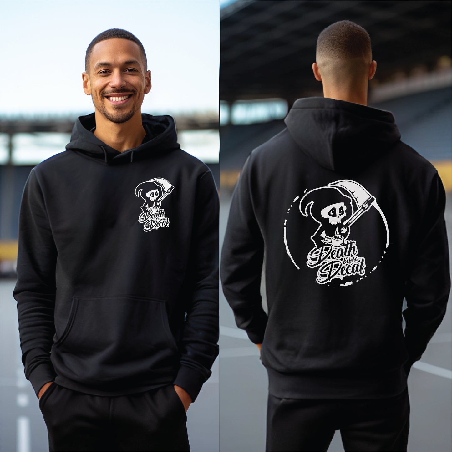 Death Before Decaf Hoodie