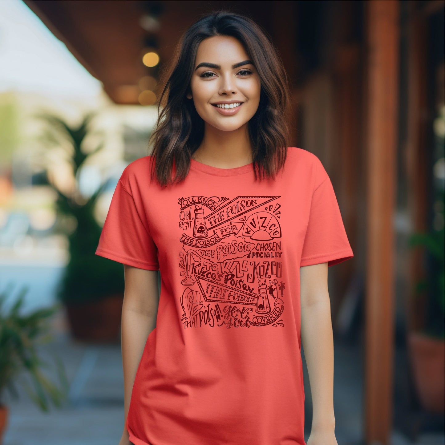 Kuzco's Poison, The Poison for Kuzco Collage Tee