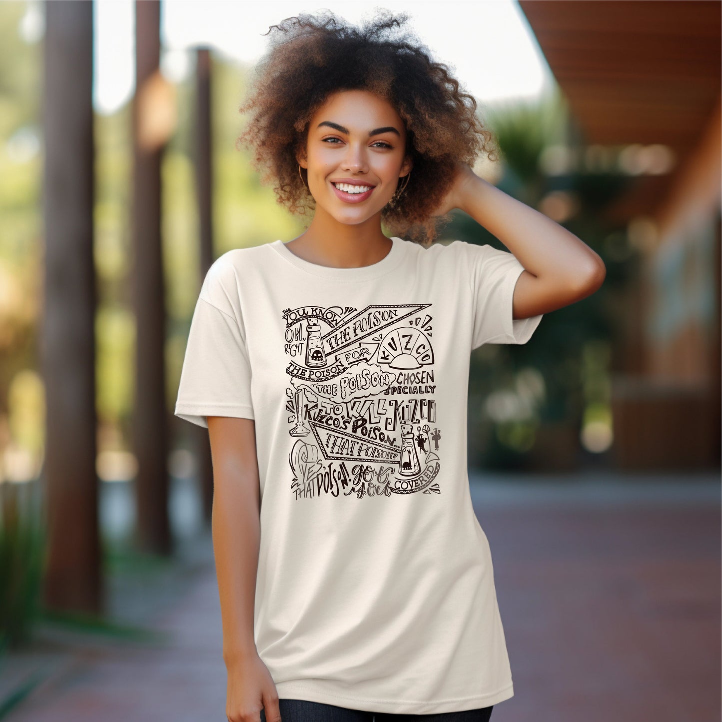 Kuzco's Poison, The Poison for Kuzco Collage Tee