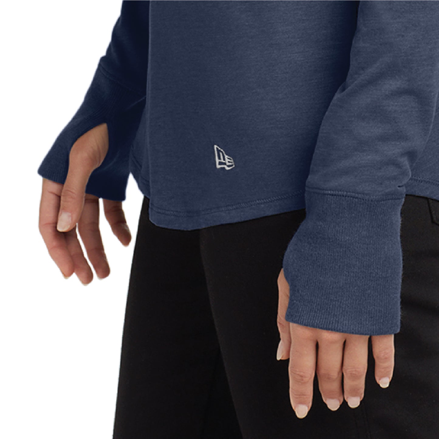 KWA Ladies New Era Cowl Neck Thumbhole Tee