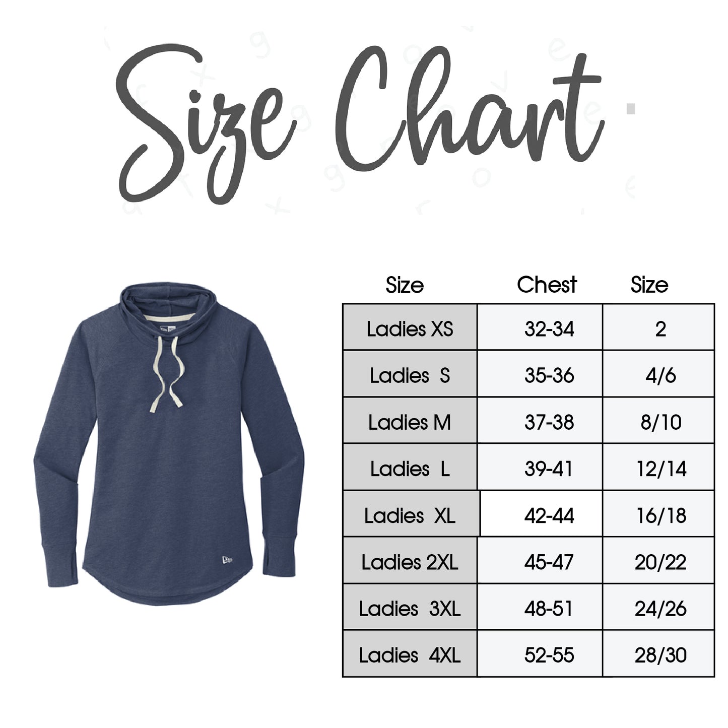 KWA Ladies New Era Cowl Neck Thumbhole Tee
