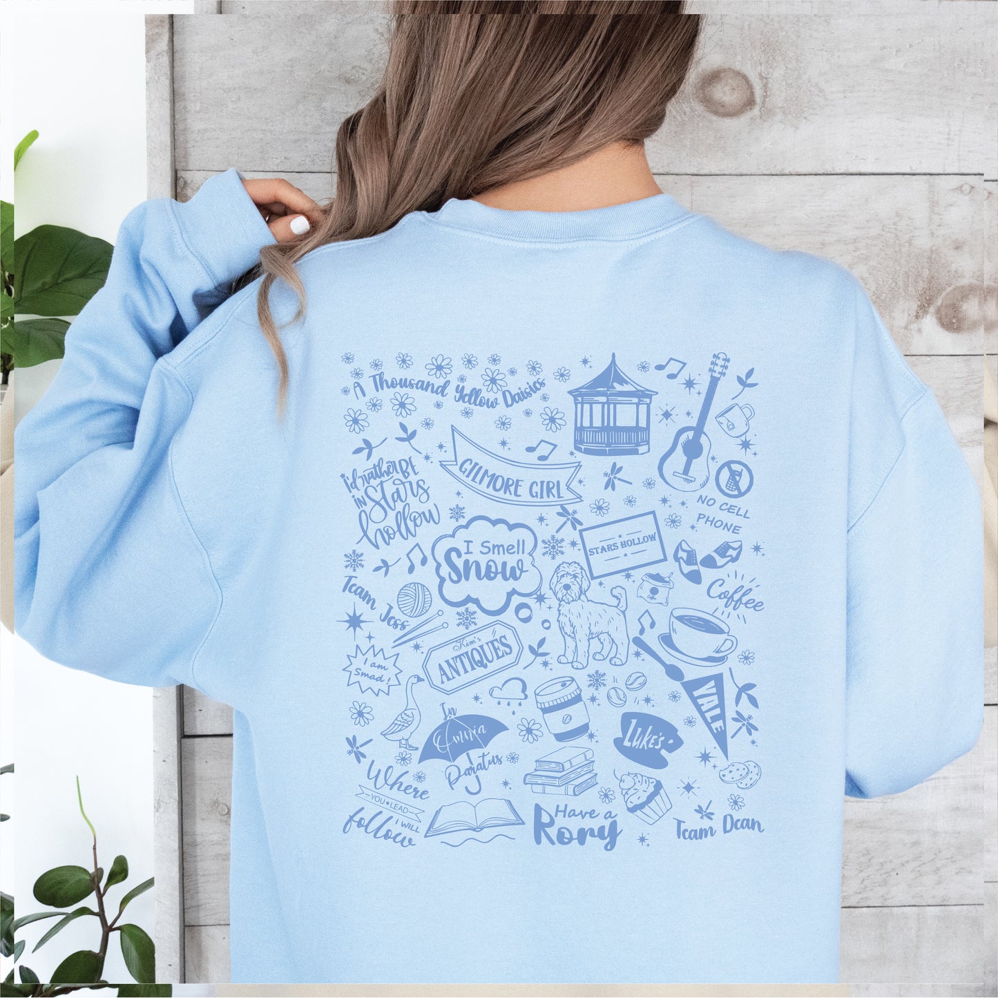 Gilmore Girls Cozy Stars Hollow Crew Sweatshirt