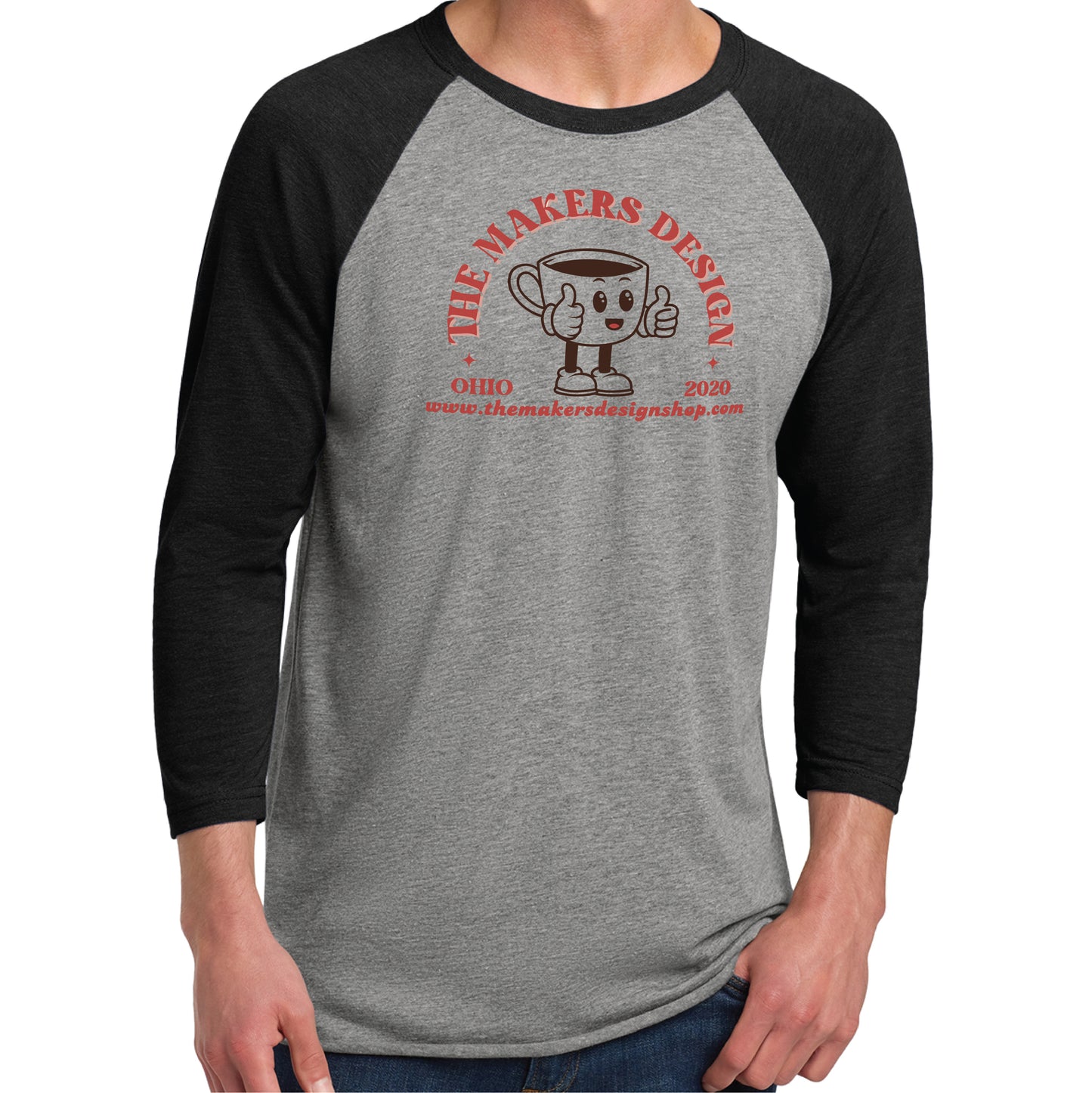 New Release - Makers Coffee Logo - Tee & Raglan Option