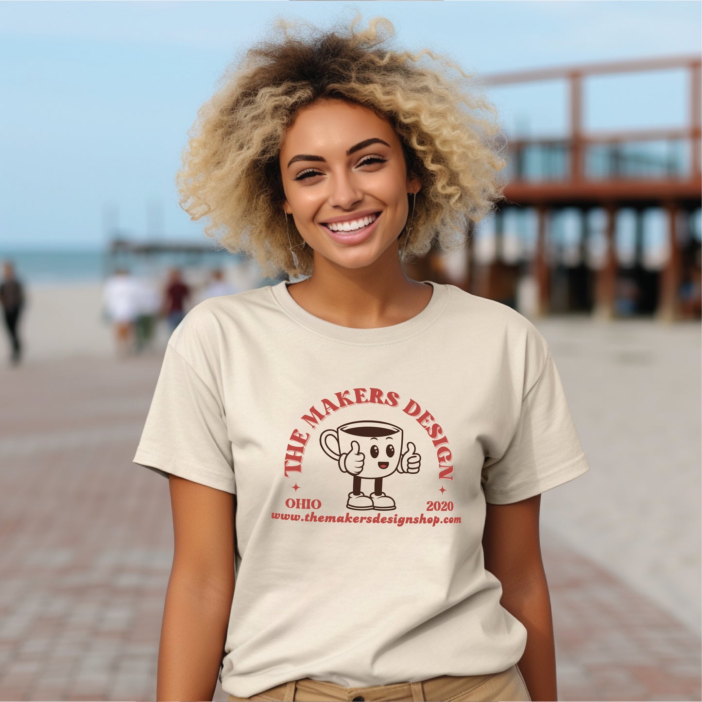 New Release - Makers Coffee Logo - Tee & Raglan Option
